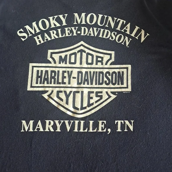 Men's Smoky Mountain Harley-davidson Tshirt - Picture 5 of 6